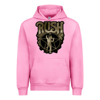 Fuchsia Pink Rush grey Urban Hoodie - linhVisuals