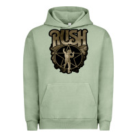 Pigment Oil Green Rush grey Urban Hoodie - linhVisuals