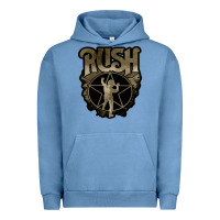 Pigment Pebble Blue Rush grey Urban Hoodie - linhVisuals