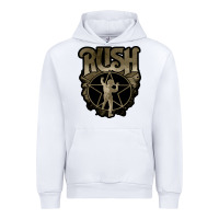 White Rush grey Urban Hoodie - linhVisuals