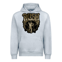 Heather Grey Rush grey Urban Hoodie - linhVisuals