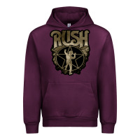 Mauve Wine Rush grey Urban Hoodie - linhVisuals