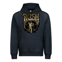 Navy Rush grey Urban Hoodie - linhVisuals