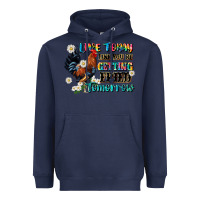Navy live today like fried tomorrow Heavyweight Hoodie - JahusDesignShop