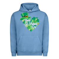 Pigment Pebble Blue happy st patricks day funny irish Urban Hoodie - linhVisuals