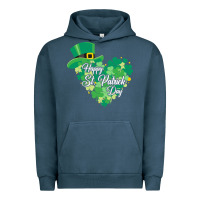 Pigment Midnight Navy happy st patricks day funny irish Urban Hoodie - linhVisuals