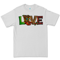 Dove Grey Christmas boots love Premium Tee - RanaPortraitStore