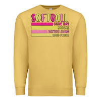 Antique Gold retro softball png Premium Sweatshirt - JahusDesignShop