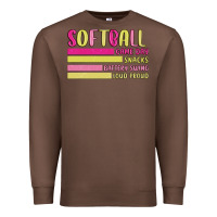Chestnut retro softball png Premium Sweatshirt - JahusDesignShop