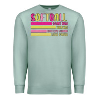 Seafoam retro softball png Premium Sweatshirt - JahusDesignShop