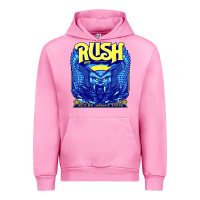 Fuchsia Pink Rush 1975 Urban Hoodie - linhVisuals