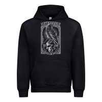 Black edgar allen poe the raven nevermore t shirt Urban Hoodie - linhVisuals