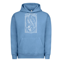 Pigment Pebble Blue edgar allen poe the raven nevermore t shirt Urban Hoodie - linhVisuals