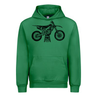 Emerald YZ450F Eli Tomac Motorcycles Urban Hoodie - linhVisuals