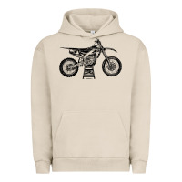 Pigment French Oak YZ450F Eli Tomac Motorcycles Urban Hoodie - linhVisuals