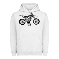 Pigment Lunar Rock YZ450F Eli Tomac Motorcycles Urban Hoodie - linhVisuals