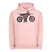Pigment Salmon YZ450F Eli Tomac Motorcycles Urban Hoodie - linhVisuals