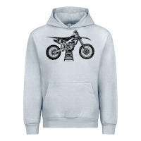 Heather Grey YZ450F Eli Tomac Motorcycles Urban Hoodie - linhVisuals