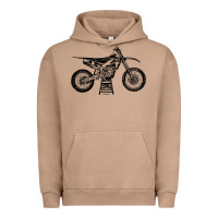 Pigment Burro YZ450F Eli Tomac Motorcycles Urban Hoodie - linhVisuals
