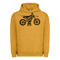 Pigment Peanut Butter YZ450F Eli Tomac Motorcycles Urban Hoodie - linhVisuals