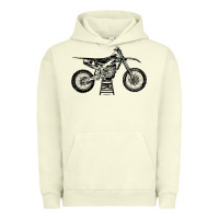 Pigment Pistachio YZ450F Eli Tomac Motorcycles Urban Hoodie - linhVisuals