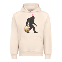 Sandshell funny bigfoot easter design with easter basket and bigfoot t shirt Urban Hoodie - linhVisuals