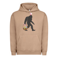 Pigment Burro funny bigfoot easter design with easter basket and bigfoot t shirt Urban Hoodie - linhVisuals