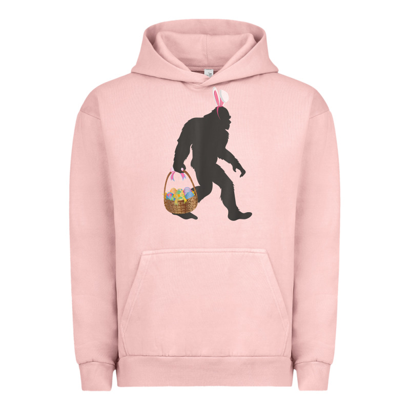 Funny Bigfoot Easter Design With Easter Basket And Bigfoot T Shirt Urban Hoodie by linhVisuals | Teevron