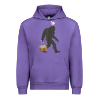 Tulip funny bigfoot easter design with easter basket and bigfoot t shirt Urban Hoodie - linhVisuals