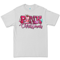 Dove Grey pink christmas Premium Tee - CowGirlArtShop