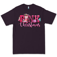 Plum pink christmas Premium Tee - CowGirlArtShop