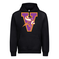 Black missouri valley college vikings vectorized Urban Hoodie - linhVisuals