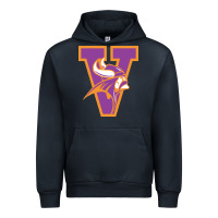 Navy missouri valley college vikings vectorized Urban Hoodie - linhVisuals