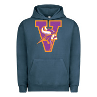 Pigment Midnight Navy missouri valley college vikings vectorized Urban Hoodie - linhVisuals