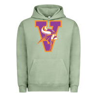 Pigment Oil Green missouri valley college vikings vectorized Urban Hoodie - linhVisuals