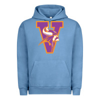 Pigment Pebble Blue missouri valley college vikings vectorized Urban Hoodie - linhVisuals
