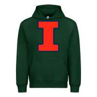Forest Green illinois fighting illini Urban Hoodie - linhVisuals