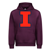 Mauve Wine illinois fighting illini Urban Hoodie - linhVisuals