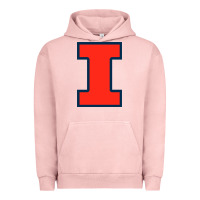 Pigment Salmon illinois fighting illini Urban Hoodie - linhVisuals