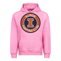 Fuchsia Pink illinois fighting illini Urban Hoodie - linhVisuals
