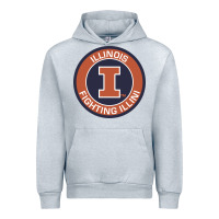 Heather Grey illinois fighting illini Urban Hoodie - linhVisuals