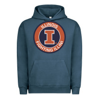 Pigment Midnight Navy illinois fighting illini Urban Hoodie - linhVisuals
