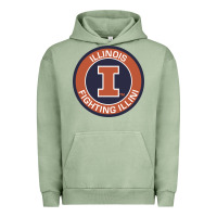 Pigment Oil Green illinois fighting illini Urban Hoodie - linhVisuals