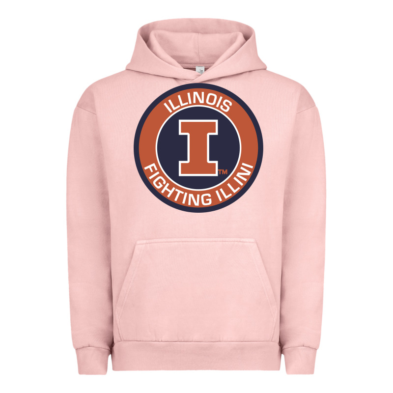 Illinois Fighting Illini Urban Hoodie by linhVisuals | Teevron