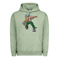 Pigment Oil Green montana technological university orediggers vectorized Urban Hoodie - linhVisuals