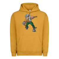 Pigment Peanut Butter montana technological university orediggers vectorized Urban Hoodie - linhVisuals