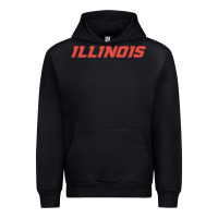 Black illinois fighting illini Urban Hoodie - linhVisuals