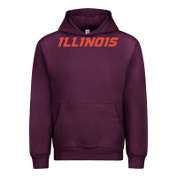 Mauve Wine illinois fighting illini Urban Hoodie - linhVisuals