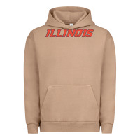 Pigment Burro illinois fighting illini Urban Hoodie - linhVisuals