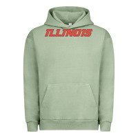 Pigment Oil Green illinois fighting illini Urban Hoodie - linhVisuals